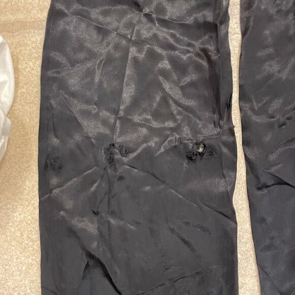 Rami Brook Stasia Embellished Halter Black Jumpsuit New with defects size 0 - Picture 6 of 6